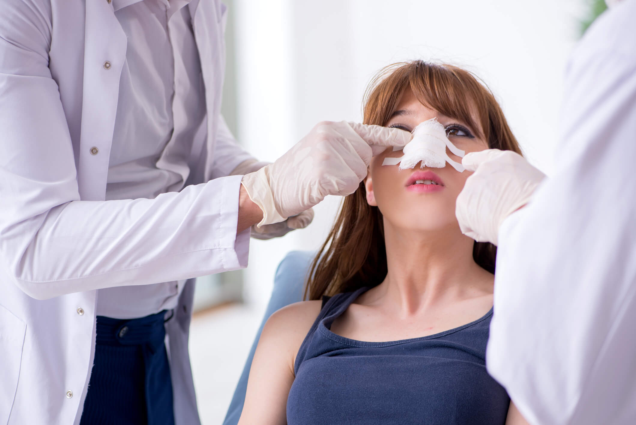 Nose Tape After Rhinoplasty