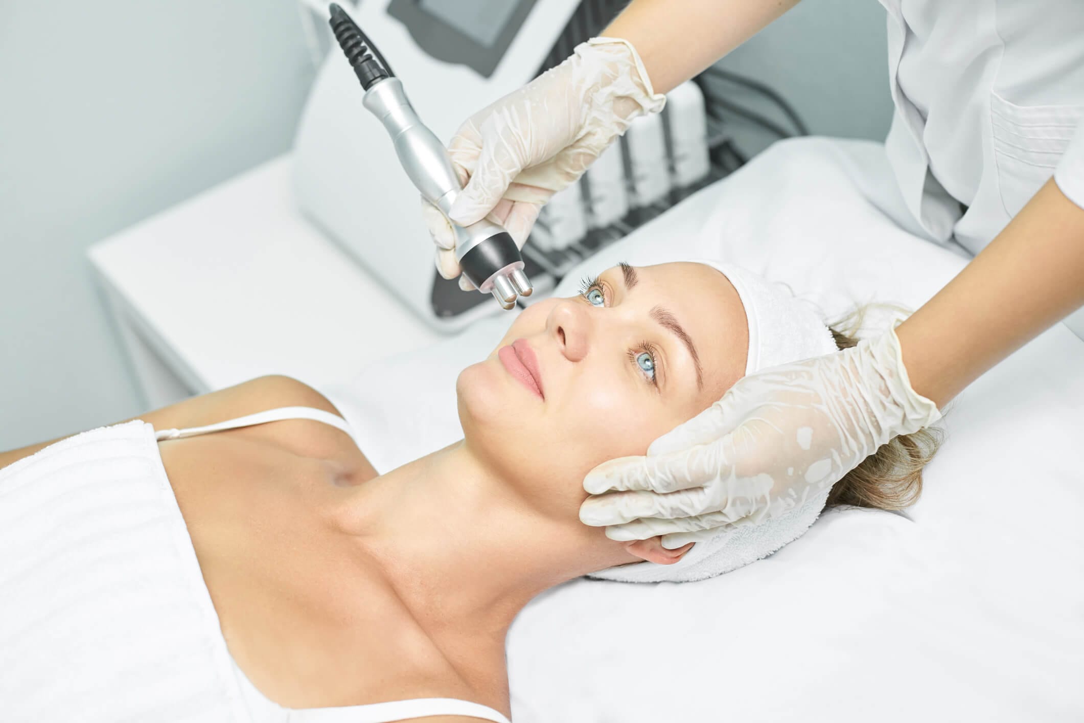 Advanced facial therapies by Dr. George Brennan in Newport Beach, California, for glowing skin.