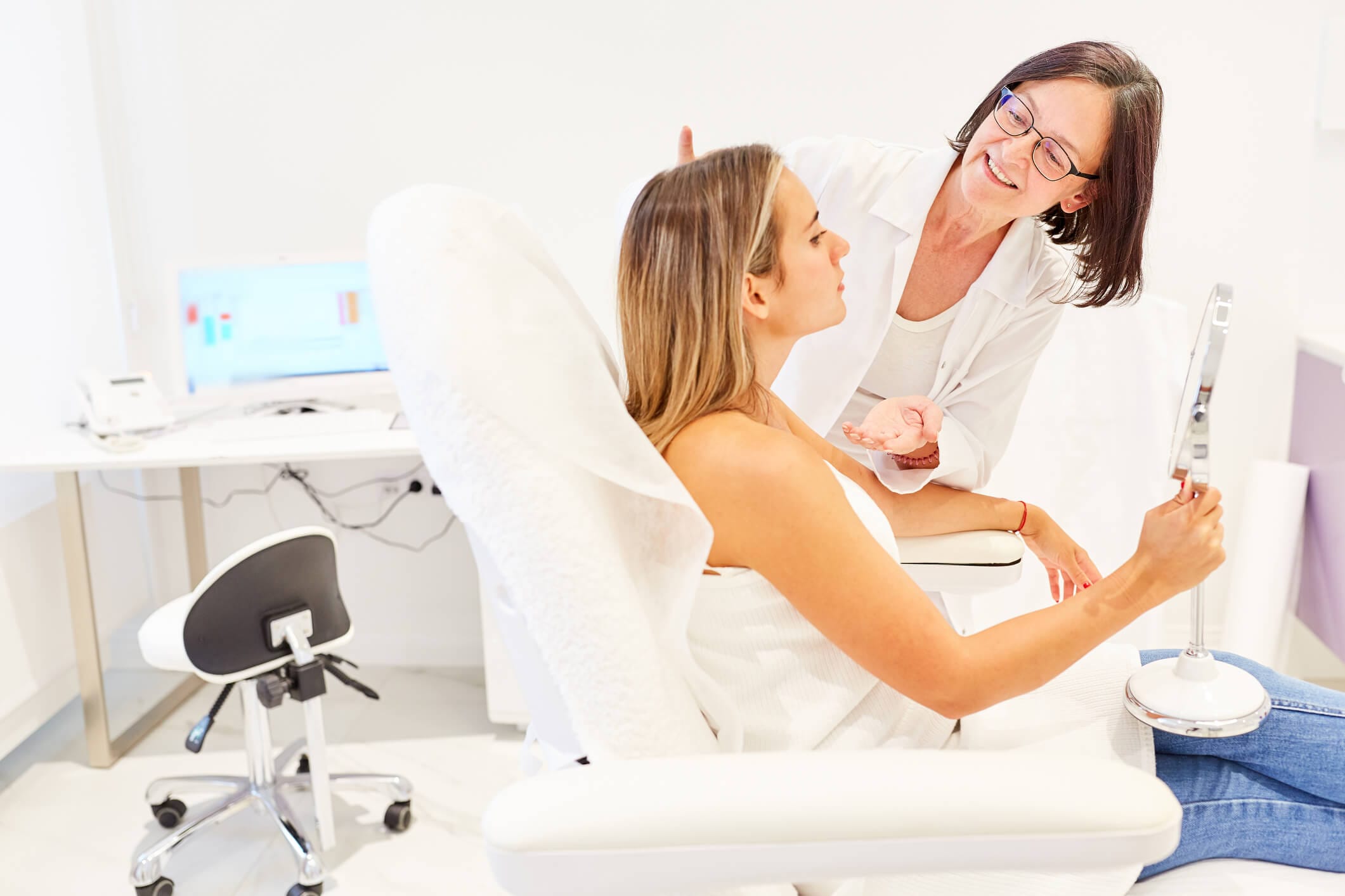 Dr. George Brennan discussing facelift readiness in Newport Beach, California.