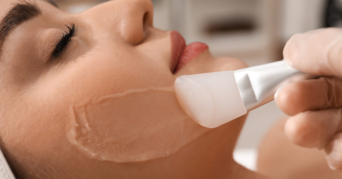 Medical spa facial treatment in Newport Beach using professional skin resurfacing to improve texture and hydration
