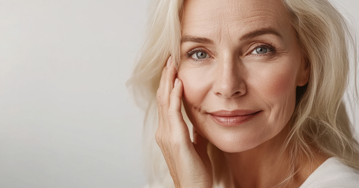 Natural face and neck lift results showing smooth skin, refined contours, and balanced facial rejuvenation